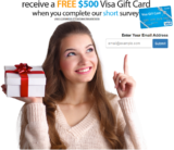 Visa Gift Card $500 free